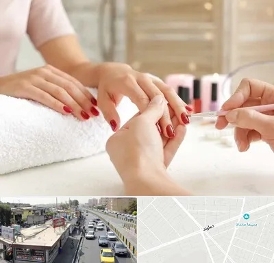 آموزشگاه کاشت ناخن در خیابان دماوند
