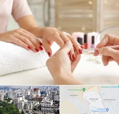 آموزشگاه کاشت ناخن در ولنجک 