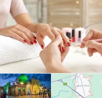 آموزشگاه کاشت ناخن در آستانه اشرفیه