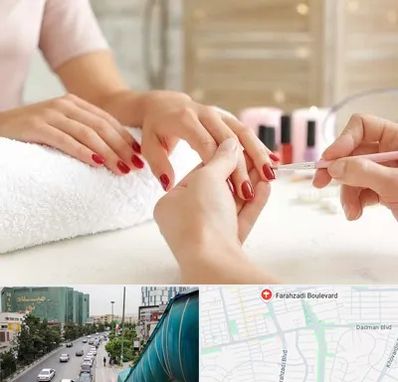آموزشگاه کاشت ناخن در بلوار فرحزادی