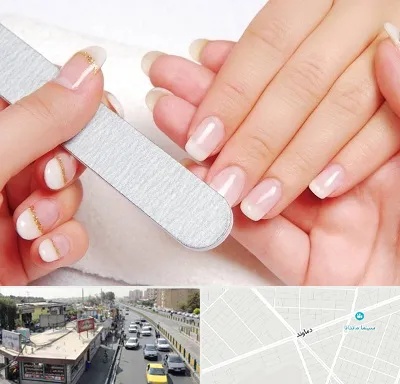آموزشگاه پدیکور و مانیکور در خیابان دماوند
