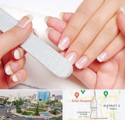 آموزشگاه پدیکور و مانیکور در ونک 