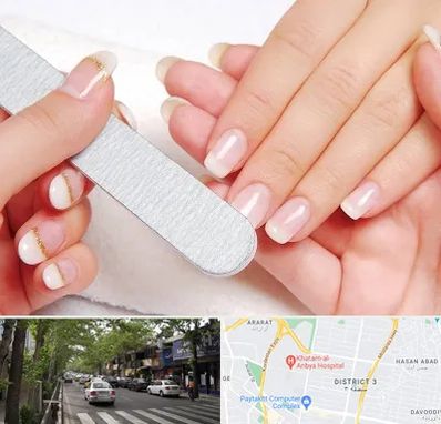 آموزشگاه پدیکور و مانیکور در ظفر 