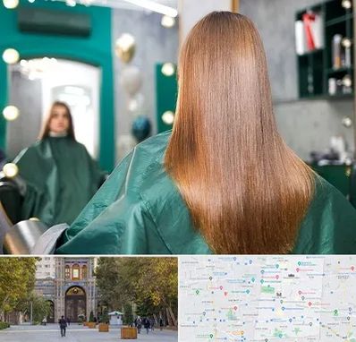 آموزشگاه کراتین مو در منطقه 12 تهران