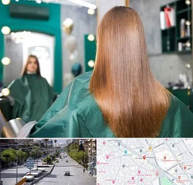 آموزشگاه کراتین مو در خیابان زند شیراز