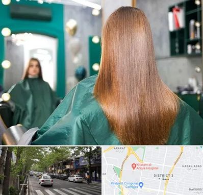 آموزشگاه کراتین مو در ظفر 