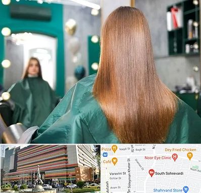 آموزشگاه کراتین مو در سهروردی 