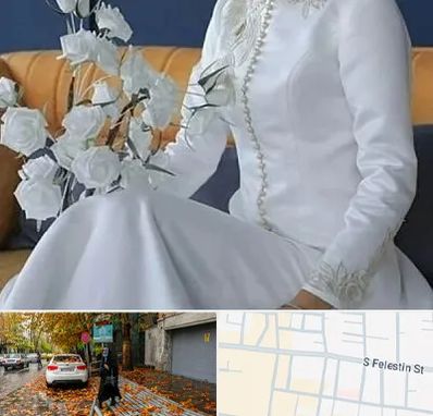 مزون مانتو عقد در خیابان فلسطین