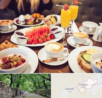 صبحانه سلف سرویس در شاندیز مشهد