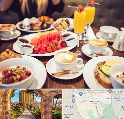 صبحانه سلف سرویس در شهر ری