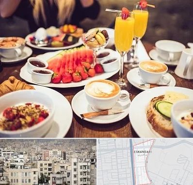 صبحانه سلف سرویس در اسکندری