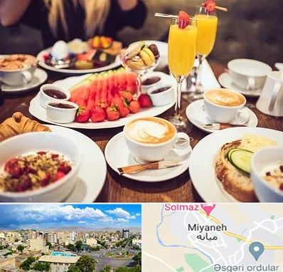 صبحانه سلف سرویس در میانه