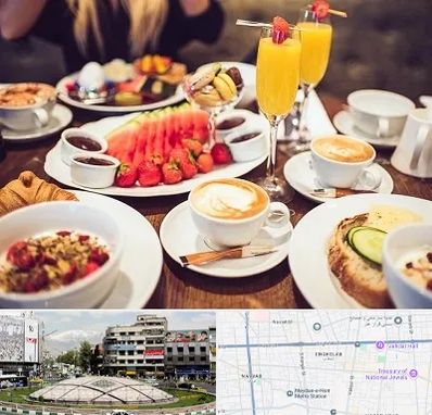 صبحانه سلف سرویس در مرکز تهران