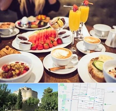 صبحانه سلف سرویس در مرداویج اصفهان