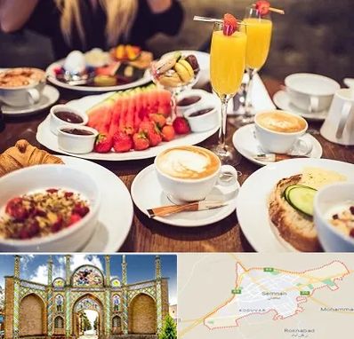 صبحانه سلف سرویس در سمنان