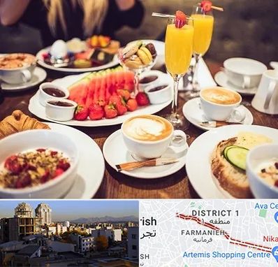 صبحانه سلف سرویس در فرمانیه 