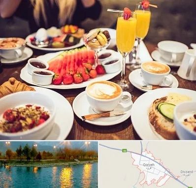 صبحانه سلف سرویس در قروه