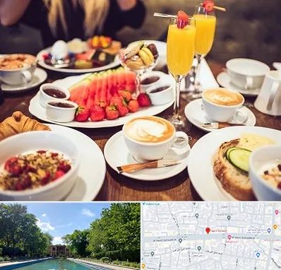 صبحانه سلف سرویس در هشت بهشت اصفهان