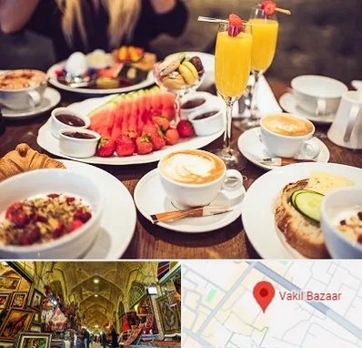 صبحانه سلف سرویس در بازار وکیل شیراز