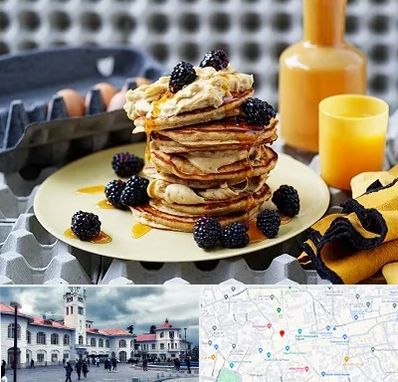 صبحانه در میدان شهرداری رشت