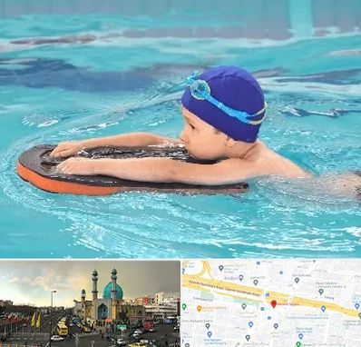 کلاس شنا در رسالت