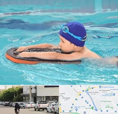 کلاس شنا در قدوسی شرقی شیراز