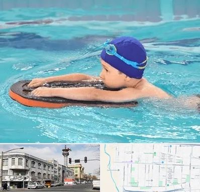 کلاس شنا در 17شهریور