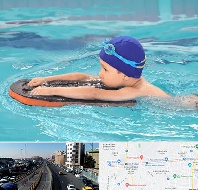 کلاس شنا در پیروزی