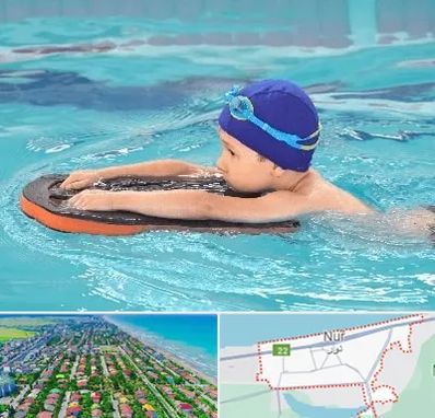 کلاس شنا در نور