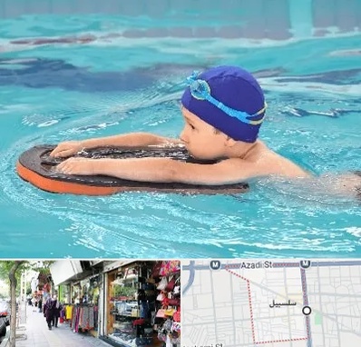 کلاس شنا در سلسبیل