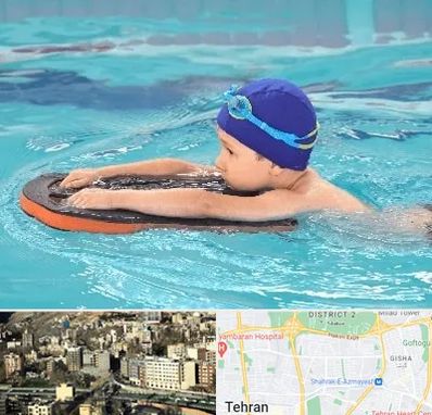 کلاس شنا در مرزداران