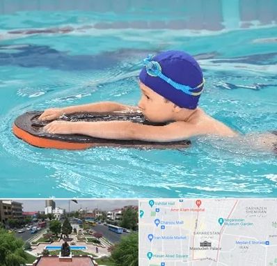 کلاس شنا در بهارستان