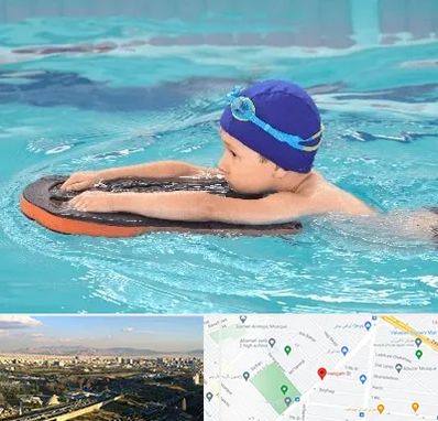 کلاس شنا در هنگام