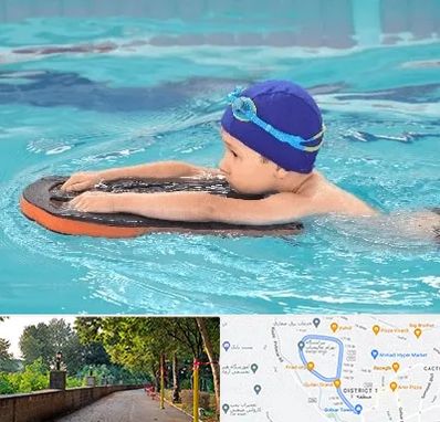 کلاس شنا در بلوار گیلان رشت