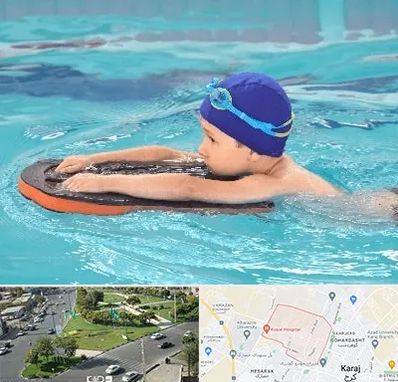 کلاس شنا در شاهین ویلا کرج