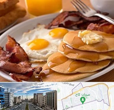 کافه صبحانه در سعادت آباد 