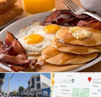 کافه صبحانه در افسریه 