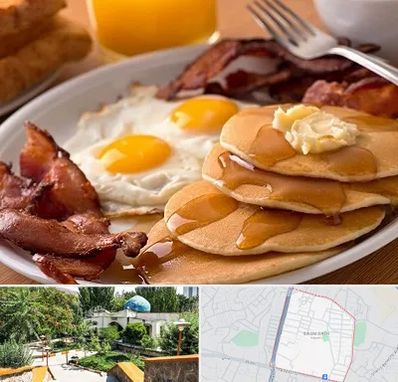 کافه صبحانه در باغمیشه تبریز