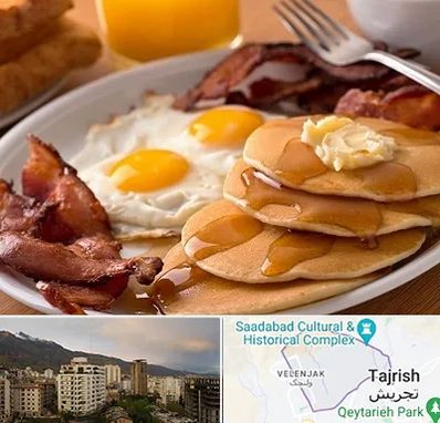 کافه صبحانه در زعفرانیه 