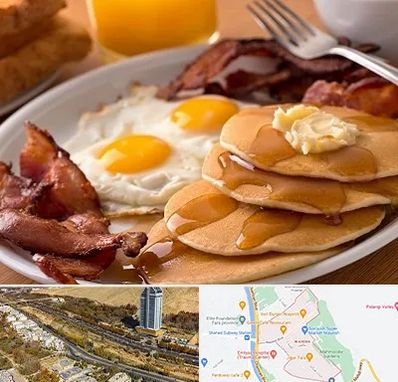 کافه صبحانه در خیابان نیایش شیراز