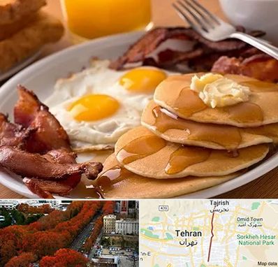 کافه صبحانه در ولیعصر 
