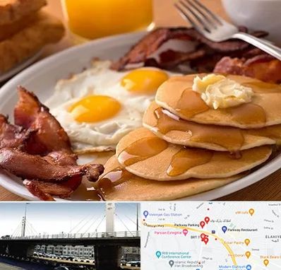 کافه صبحانه در پارک وی 