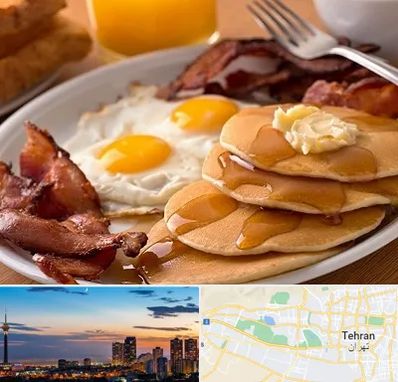 کافه صبحانه در غرب تهران 