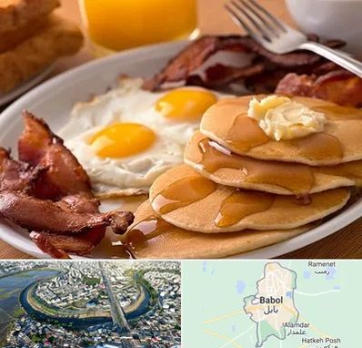 کافه صبحانه در بابل