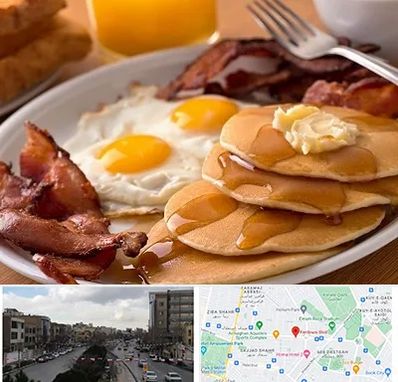 کافه صبحانه در بلوار فردوسی مشهد