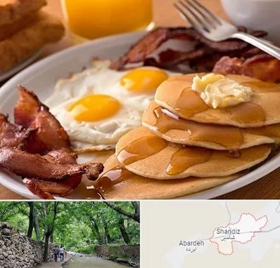 کافه صبحانه در شاندیز مشهد