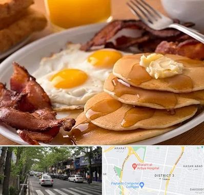 کافه صبحانه در ظفر 