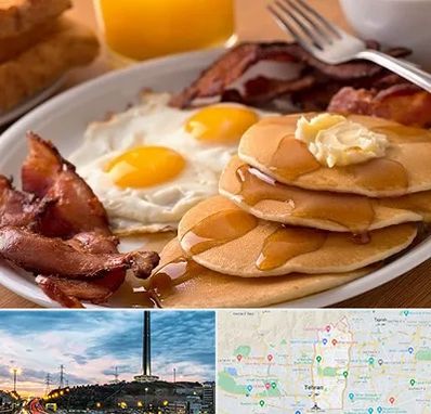 کافه صبحانه در منطقه 2 تهران