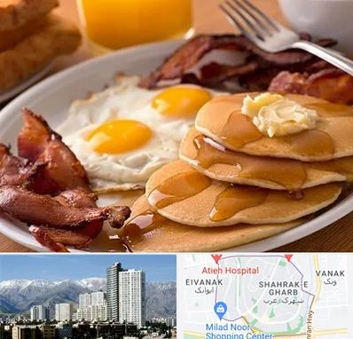 کافه صبحانه در شهرک غرب 