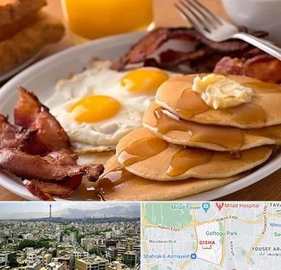 کافه صبحانه در گیشا 